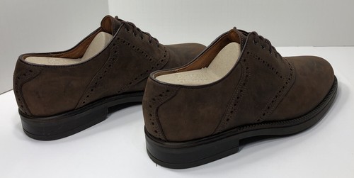Johnston & Murphy Men’s Sz 10M 20-4960 Leather Brown Oxford Dress Shoes Italy - Picture 6 of 12