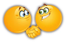 Smile Friends Car Bumper Sticker Decal