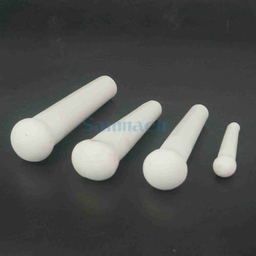 6-200mm Length Ceramic Pestle Rod Porcelain Ceramic Apothecary Pharmacy Lab Drug - Picture 3 of 11