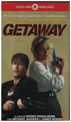 VHS Alec Baldwin / Kim Basinger Getaway ITALIAN NEW OVP Cecchi Gori Home Vi