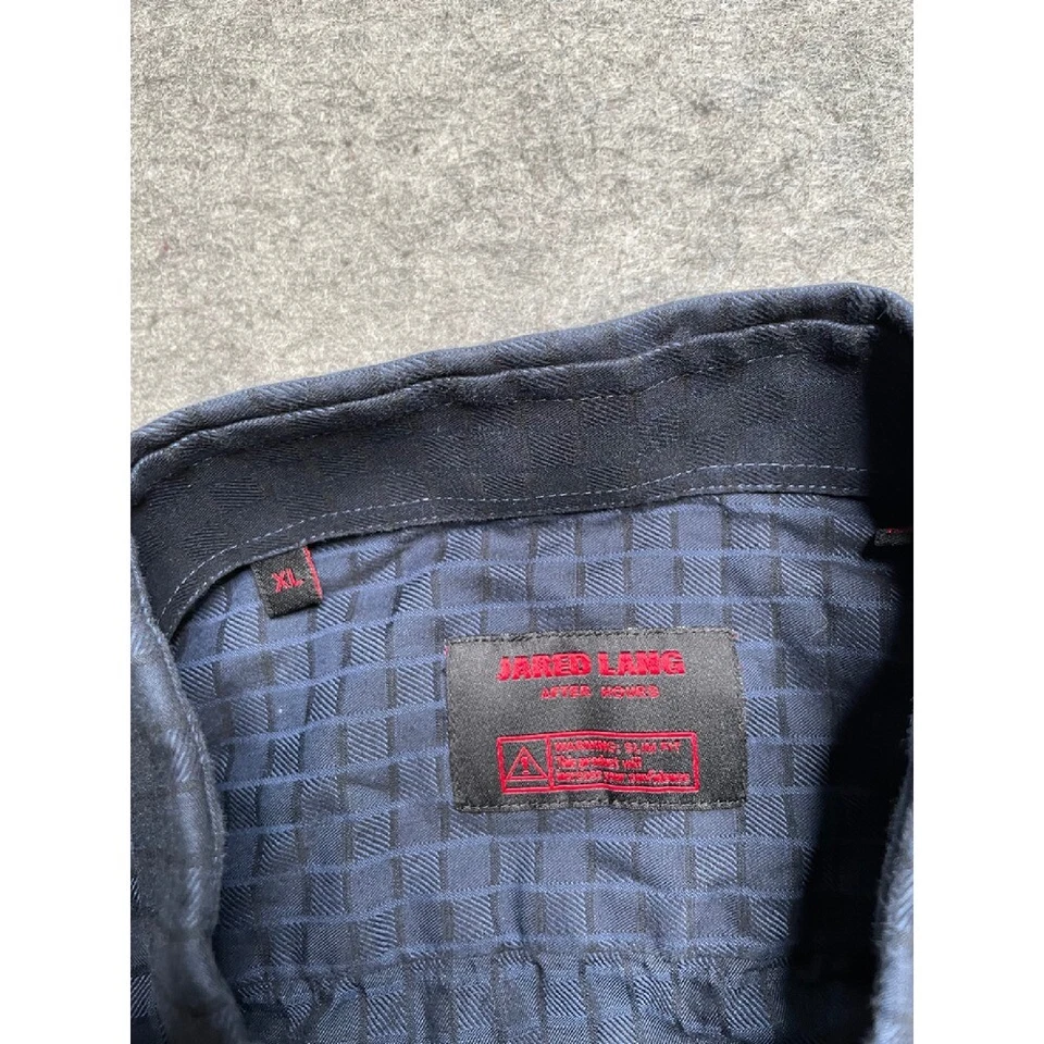 Jared Lang After Hours Shirt Plaid Button Down Long Sleeve XL - Image 3 of 4