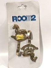 Set Of 2 Rocking Horse Nursery Room Hooks or Tie Backs