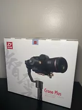 NEW Zhiyun-Tech Crane Plus Handheld Gimbal Stabilizer Black  Holds Up To 5.5 lbs