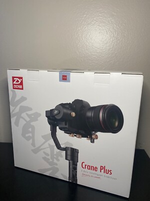 NEW Zhiyun-Tech Crane Plus Handheld Gimbal Stabilizer Black