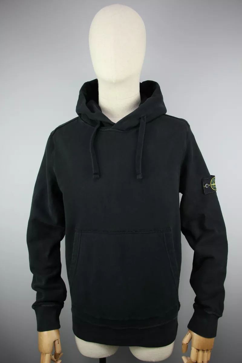 Stone Island LOGO PATCH HOODIE Black