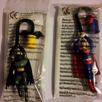 2x Weetos DC Pencil Tops, Superman, batman unopened