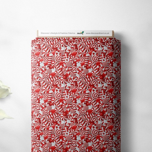 100% Cotton Christmas Xmas Crafty Prints Children Craft Fabric | 140cm Wide | FQ - Picture 16 of 127