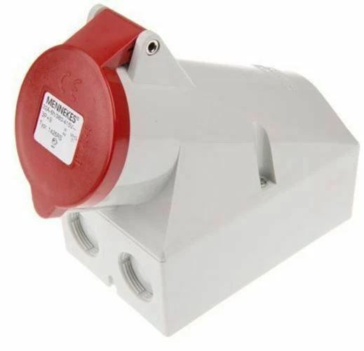 Red IP44 IP Rating Electrical Sockets