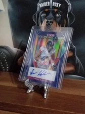 Tyree Wilson RC Auto 7/7 Blue Vivid Las Vegas Raiders Oakland Texas A&M Tech 1/1