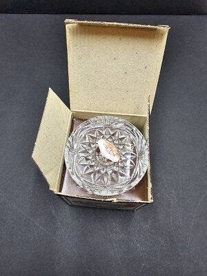 Hofbauer Collection Crystal Coaster Set of 6 Molded 24%Lead