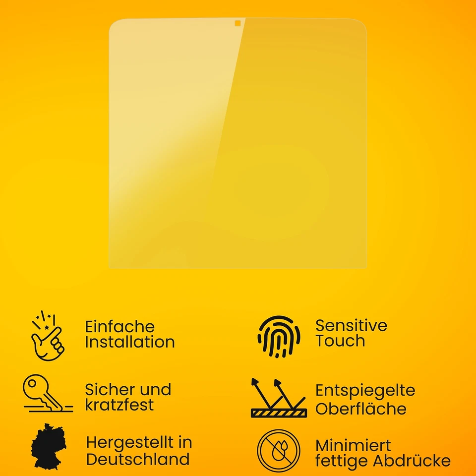atFoliX 3x Schutzfolie für Mercedes-Benz MBUX W223 2021 C-Klasse matt&stoßfest - Bild 3 von 4