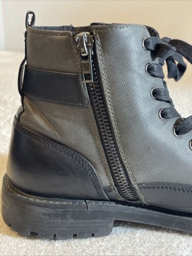 Botas al tobillo informales Guess Gruesas Gmrand negras/grises para hombre talla 10,5 M - Imagen 11 de 24