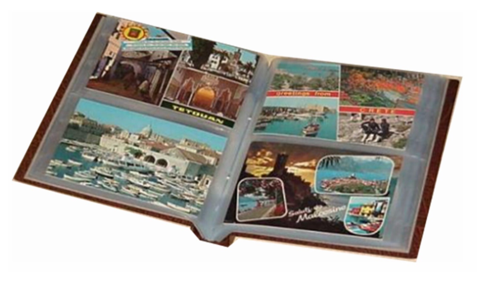 Postkartenalbum-Schwarz-KOBRA-G30-S-40-Einsteckblätter-G32E-Für-160-Postkarten 