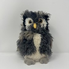 Douglas Agatha Silver Owl Bird 7inches Plush Soft Stuffed Toy Animal Gray white