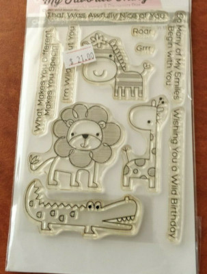 My Favorite Things Wild About You Clear Stamps CS-201 Ne | eBay Australia