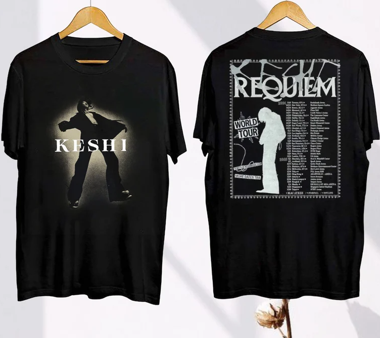 Keshi Requiem Vintage Shirt, 2024 Keshi Requiem World Tour Keshi Requiem Vintage Shirt, 2024 Keshi Requiem World Tour