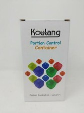 Koulang 21 Day Portion Control Container Kit for Weight Loss 7 piece