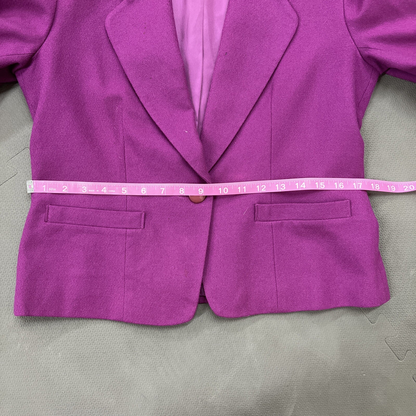 Pendleton Purple Single-Button Lightweight 100% W… - image 11