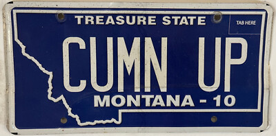 Vanity COMING UP license plate Happen Soon Imminent Future Unexpected Talk Sex