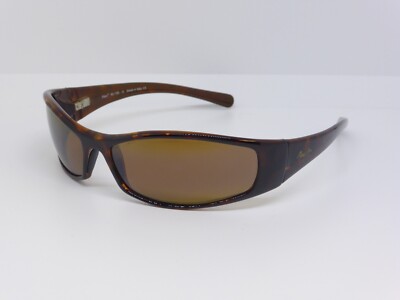 Maui Jim MJ 106 10 Havanna mit braunen Gläsern Herren Sport Sonnenbrille
