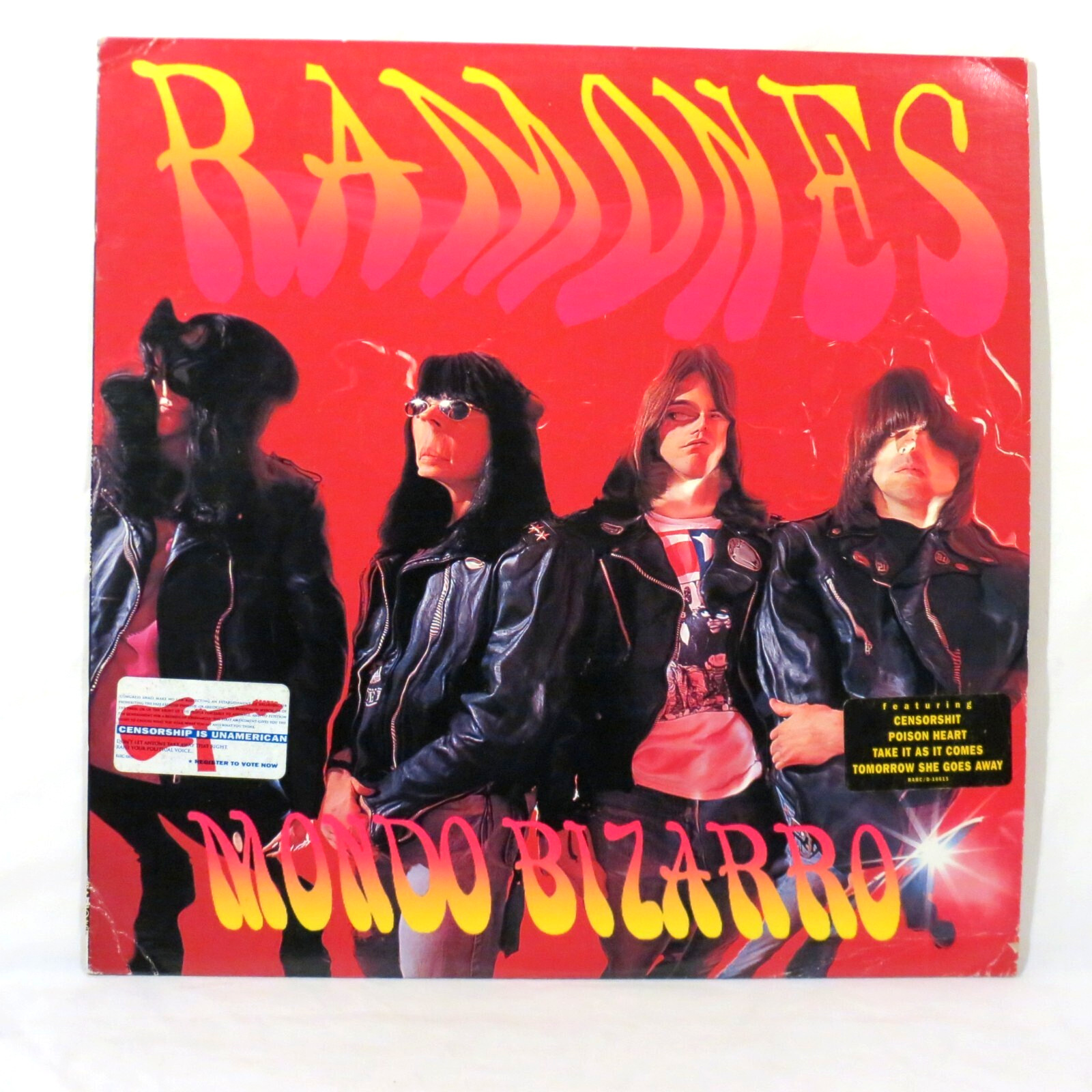 RAMONES - Mondo Bizarro 1992  RARE Ltd. 1st US  Issue LP Near Mint vinyl
