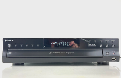 Sony CDP-CE500 5 Disc CD/USB Carousel Changer Player System - For
