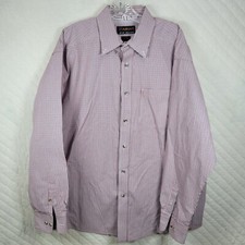 Ariat Pro Series Shirt Mens XL Red Black Plaid Long Sleeve Button Up Cowboy