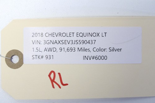 2018-2024 CHEVROLET EQUINOX REAR LEFT SIDE DOOR WINDOW REGULATOR W/ MOTOR OEM - Picture 7 of 7