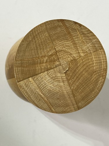 Handcrafted Wooden Goblet Cup Captive Rings Wedding 7.25" - Picture 6 of 6