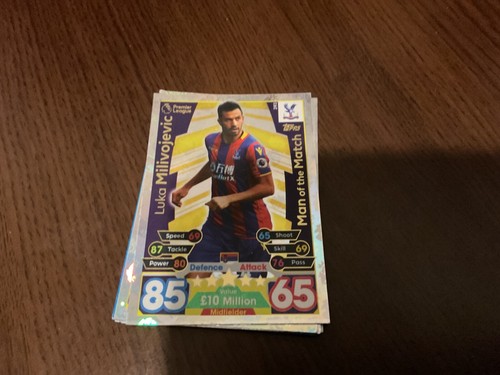 Topps Match attax premier league 2017/18 trading cards choose your cards SET 1 - Picture 147 of 252