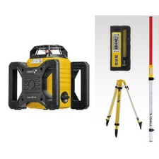 Stabila Rotationslaser LAR 160 Baustativ Receiver REC 160 RG Koffer 7tlg. Set