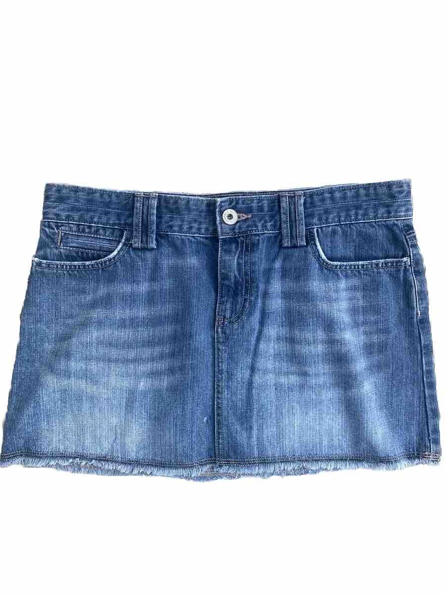 Stylish Denim Mini Skirt for Women Size 8-image