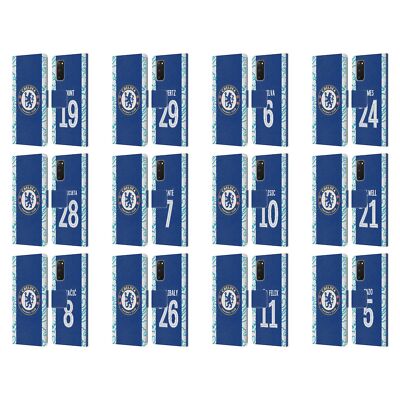 CHELSEA FOOTBALL CLUB 2022/23 SPIELER HOME KIT BRIEFTASCHE HUELLE FÜR SAMSUNG 2