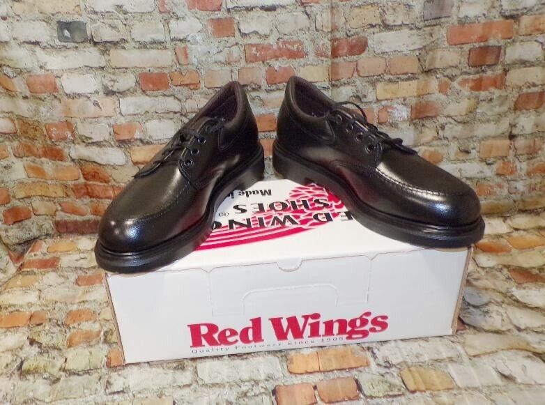 USA RED WING 107 moc n round toe BLACK OXFORD SUPERSOLE USA RED WING 107 moc n round toe BLACK OXFORD SUPERSOLE