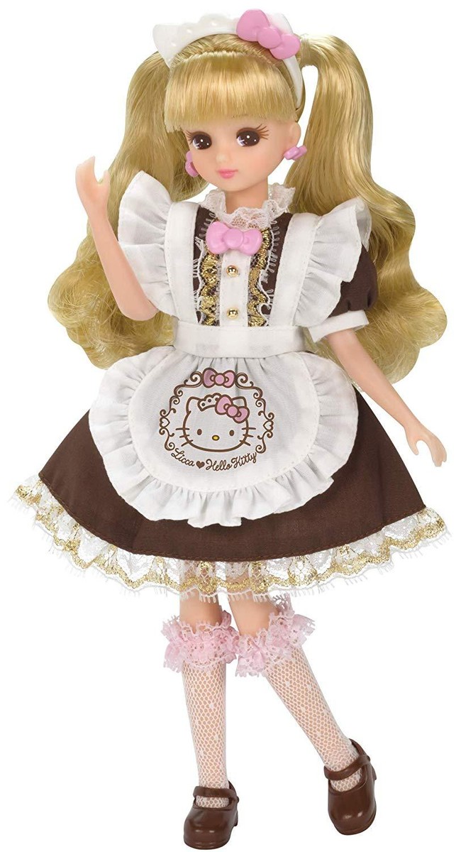 Hello Kitty ドレスアップドール TAKARA TOMY DRESS ONLY Licca-chan Hello Kitty Sweets Cafe Dress