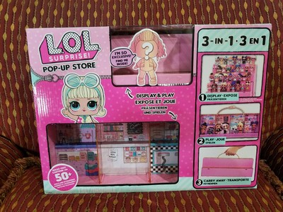 LOL Surprise Pop-Up Store 3 In 1 Play set Collection Display Case Exclusive Doll