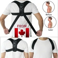 Medical Adjustable Back Posture Corrector Clavicle Shoulder Spine Brace colonne