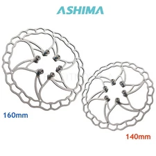 Ultra Lightest ASHIMA Ai2 Bike Bicycle Disc Brake Rotor 140 64g/160mm 73g 2pc