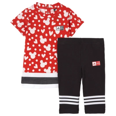 Adidas Disney T-Shirt Jogginghose Minnie Mouse 2-teiliges Outfit 28,99£ Alter 1-4 Jahre