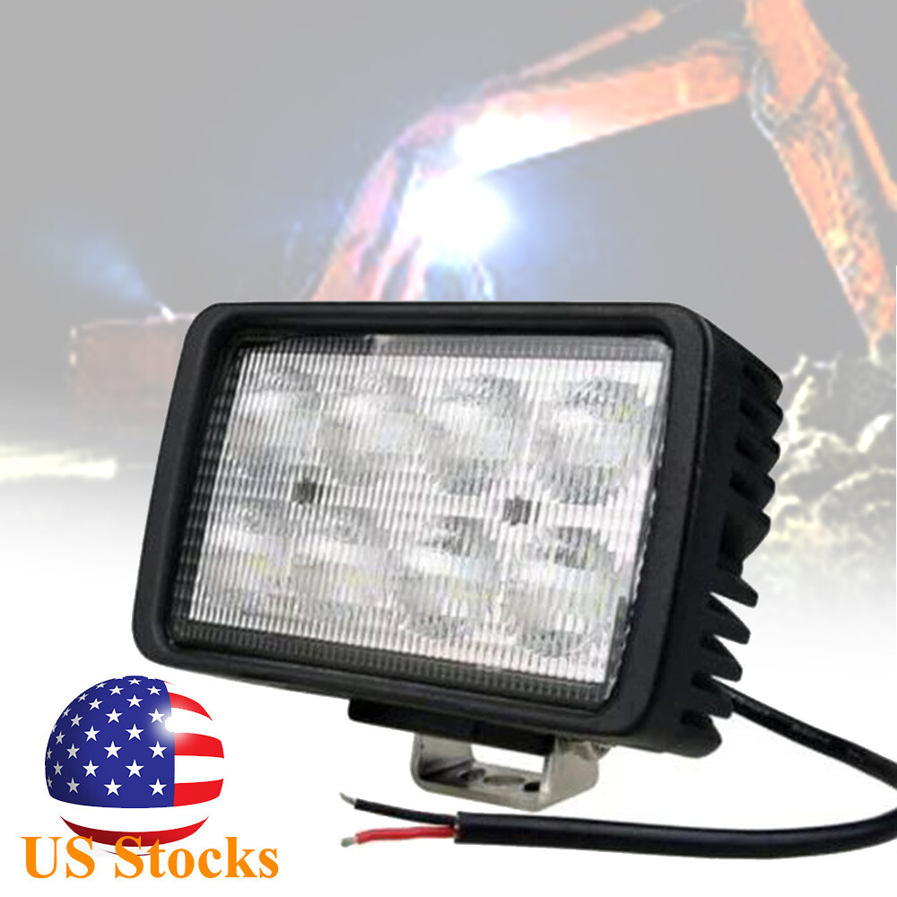 LED Work Light Rectangular Fits CASE Backhoe Loader and Crawler