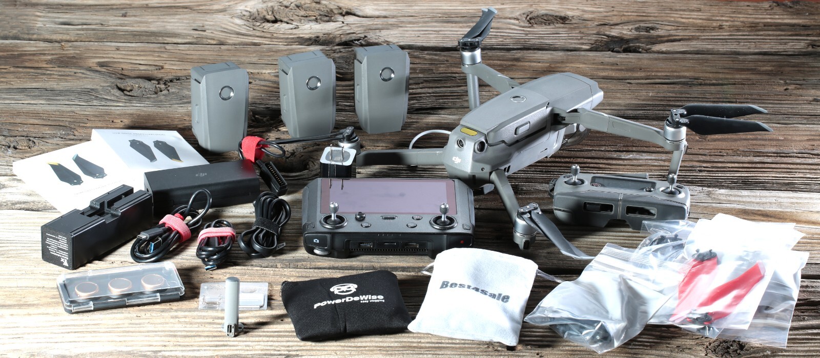 DJI Mavic 2 Zoom L1Z 4k Camera Drone Kit/Bundle Smart Controller Quadcopter Flym-image