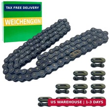 415H-110L Chain with Connector Link for 49cc 60cc 66cc 80cc 2-Stroke Engine ATV