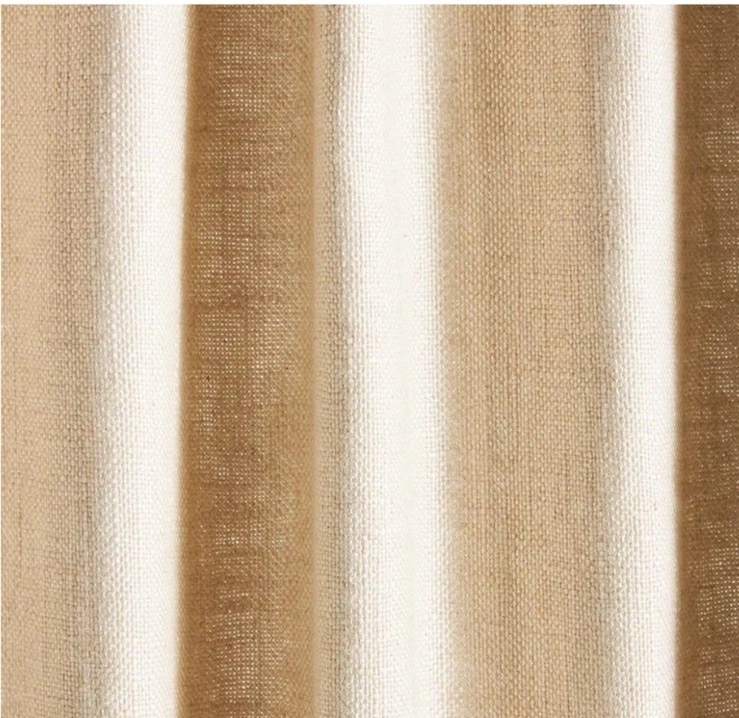 2 Anthropologie Luxe Linen Lenox Curtain Panels In Neutral 50x108 Set - Image 2 of 4