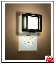 LED Night Light - Plug into Wall 2 Pack - with Dusk-To-Dawn Sensor 3000K Warm