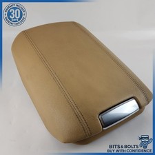 2011-2014 Porsche Cayenne Center Console Leather Armrest Lid Oem Beige Tan 2011-2014 Porsche Cayenne Center Console Leather Armrest Lid Oem Beige Tan