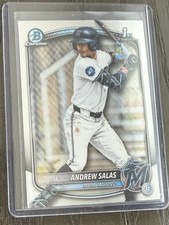 2025 Bowman Chrome Prospects 1st Bowman Andrew Salas Miami Marlins BCP-156