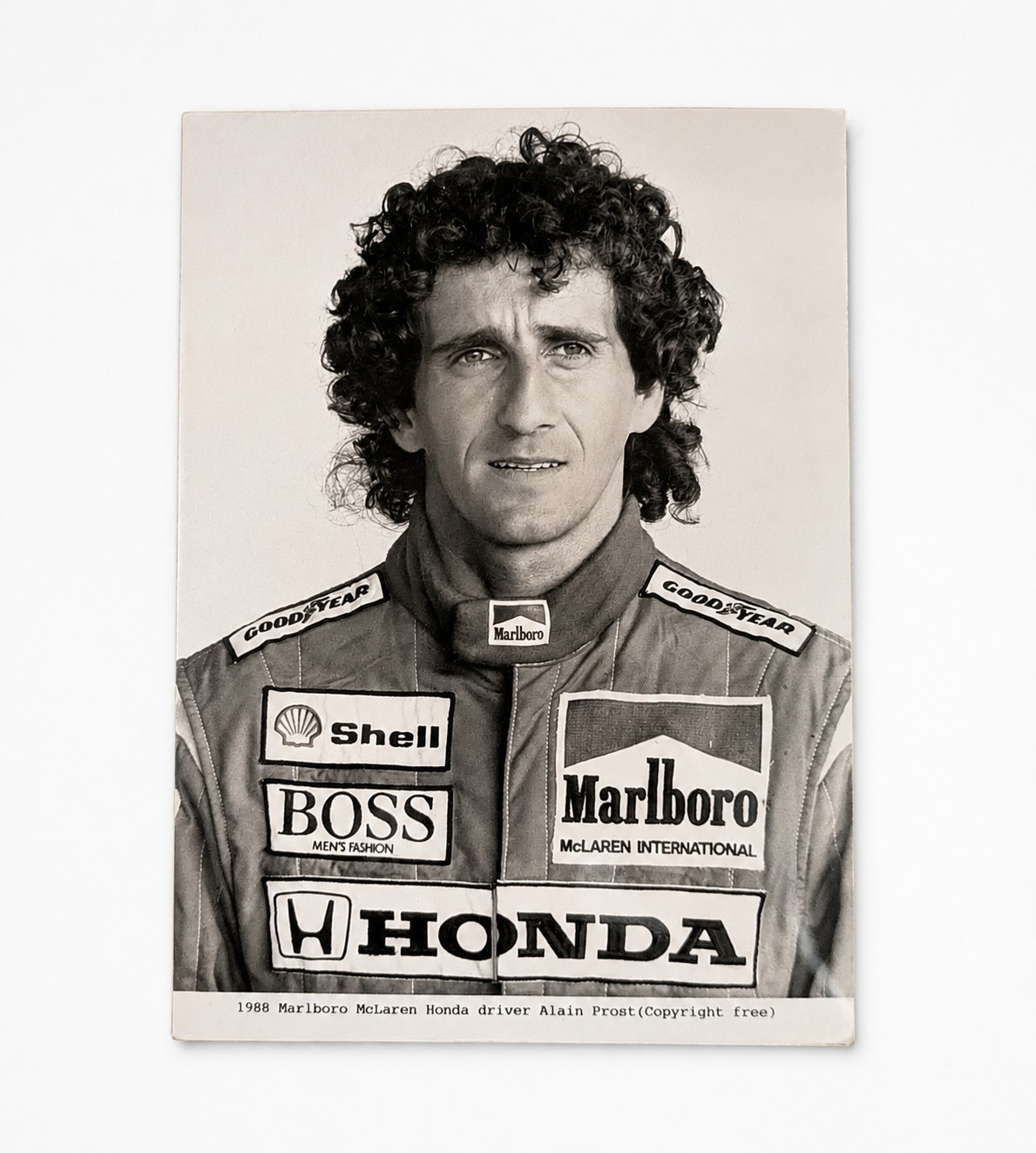 Alain Prost McLaren Honda F1 1988 Formula 1 Grand Prix Motorsport Racing Photo