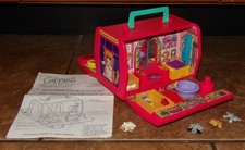Vintage 1995 POUND PUPPIES Pretty Paws Pet Show PLAYSET Beauty Salon 4 Pets