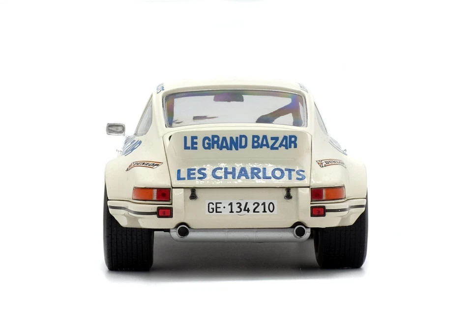 PORSCHE 911 RSR CARRERA #103 1973 CHARLOTS IL GRANDE BAZAR SOLIDO S1801106 1:18 - Immagine 3 di 4