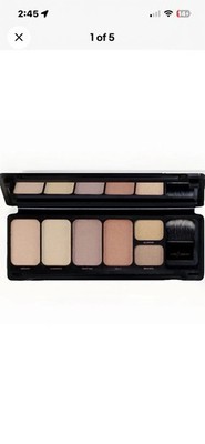 Profusion Cosmetics 6 Shade Contour / Highlight Palette & Brush in Case, New